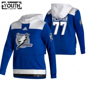 Tampa Bay Lightning Victor Hedman 77 2020-21 Reverse Retro Hoodie Sawyer - Kinderen